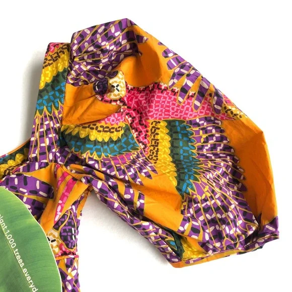 Like New Farm Rio puff sleeve beaded macaws midi dress xsmall - Picture 6 of 11